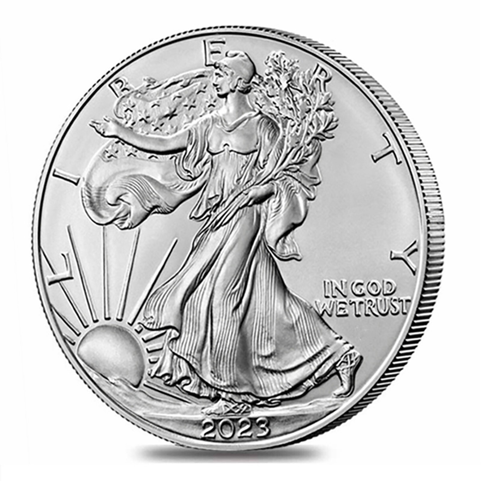 2023 Silver The Statue Of Commemorative Lump In God We Trust Commemorative Coin