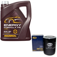 MotoröL Set 5W30 5 Liter + ÖLfilter SM 133 FüR Ford Aerostar Explorer Toyota 2.4