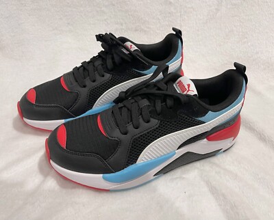 PUMA X-Ray, Color Block, Black Blue Red, Men 9 US