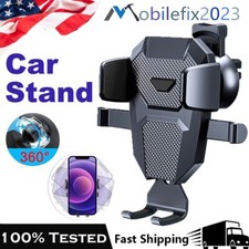 Black Gravity Car Air Vent Mount Cradle Holder Stand for Mobile Cell Phone GPS