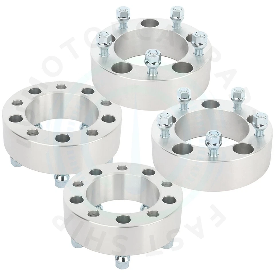 4 espaciadores de rueda 2" 5x5,5" 1/2" 5x139,7 para Ford Dodge Jeep CJ3 CJ5A CJ6A CJ7 Foto 2 de 4