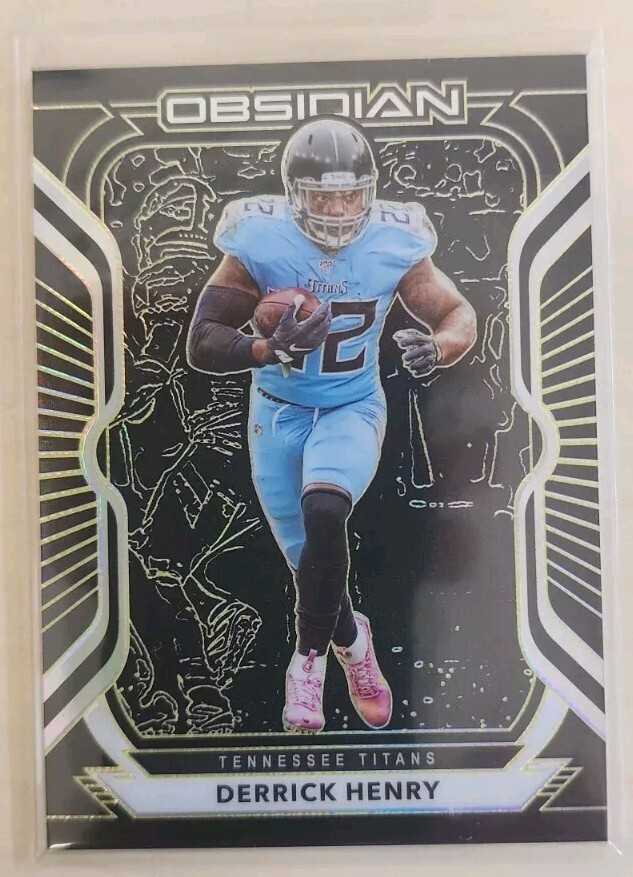 2020 Panini Obsidian Derrick Henry #4 Electric Etch Yellow 2020 Panini Obsidian Derrick Henry #4 Electric Etch Yellow