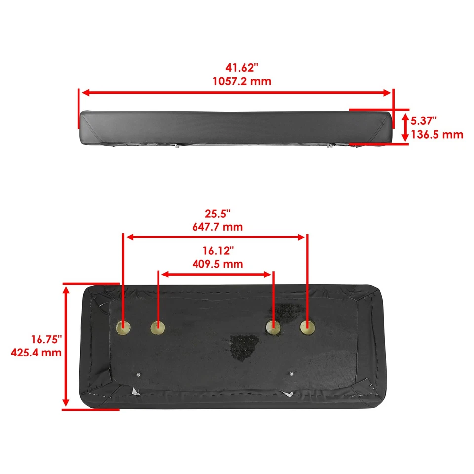 Caltric Bottom Seat For Kawasaki Mule 2010 2020 2030 KAF540 1993 — 第 2/4 张图片