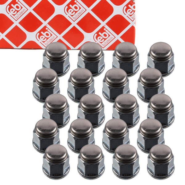 20X febi 179990 Radmutter M12X1,5Mm FüR Honda Civic 9 10 CR-V 2 HR-V Jazz 3 4-image