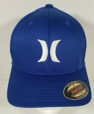 Hurley Men's One and Only Flex Fit Hat Cap HNHM0002 442 BLUE