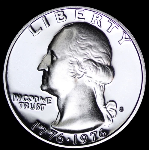 "Beautiful" 1976-S Washington Quarter PROOF 40% SILVER Bicentennial US Coin