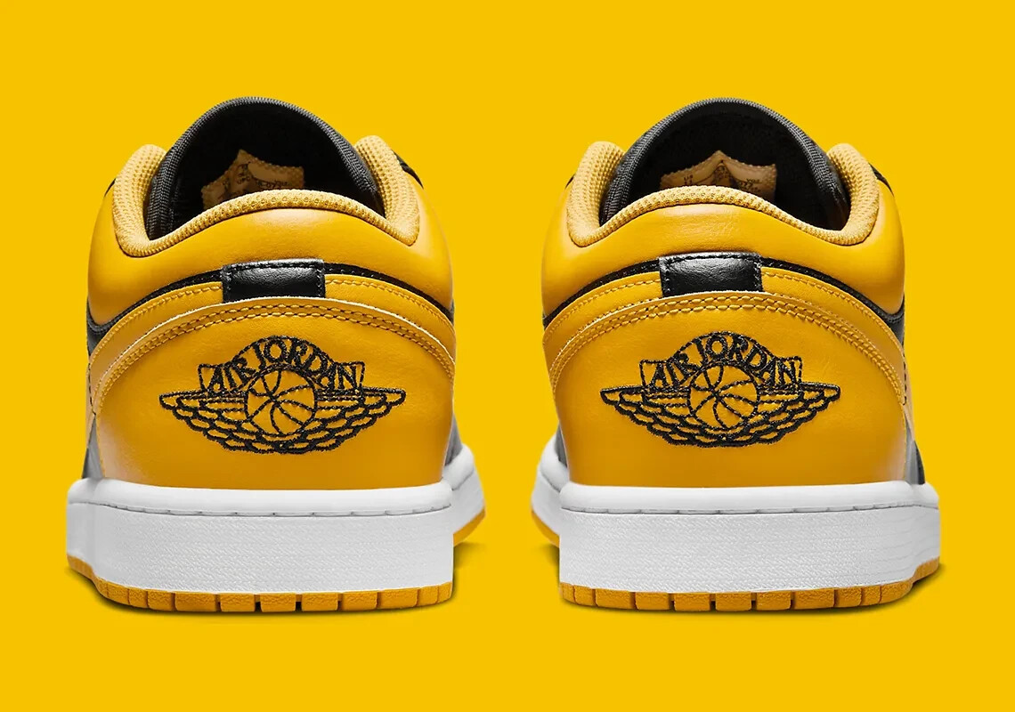 Nike Air Jordan 1 Low Shoes 'Yellow Ochre' 553558-072 Men's