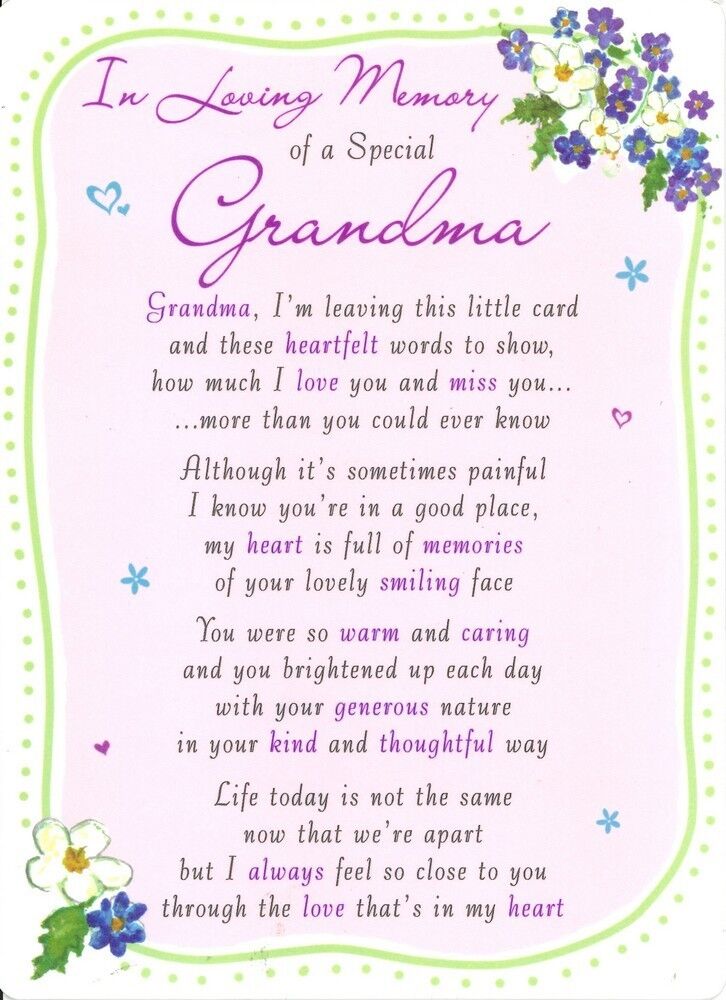 50 Lovely Funeral Poems For Grandma