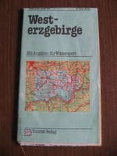 NRD: Wanderkarte Westerzgebirge, VEB Touristverlag Berlin, rok 1986, 1:50000 