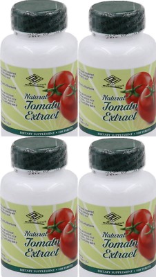 4 Natural Tomato  Extract  with Lycopene selenium Antioxidant 100 tablets/bottle