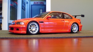 BMW-E46-M3-GTR-wide-body-1-18-model-car-rare-motorsport-collector