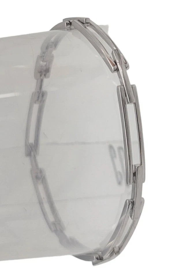 New Solid Real 14K White Gold Rhodium Plated 7 Inches long Bracelet 9.1 Grams - Image 3 of 4