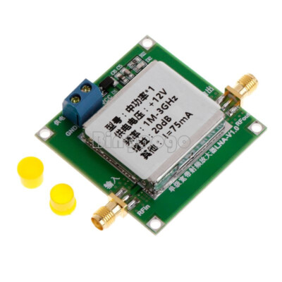 1-3000MHz 2.4GHz 20dB Low Noise LNA RF Amplifier Module HF VHF / UHF Verstärker