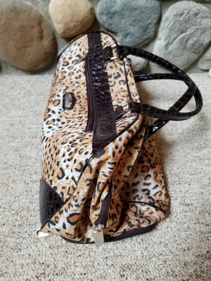 Bolso de mano Gloria Vanderbilt rodante fin de semana para pasar la noche mango telescópico 19,5" Foto 2 de 4