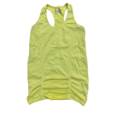 neon yellow workout top