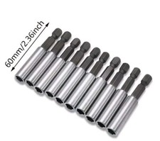 2x Magnetic Screwdriver Bit Holder Metal Extension Extend Socket Drill Bit DIY