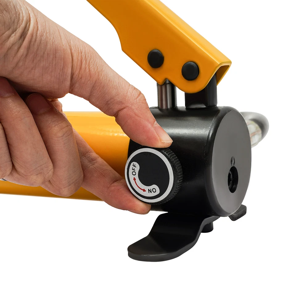 20 Ton Hydraulic Crimper Crimping Tool Dies Cable Wire Hose Lug Terminal + Pump - Image 3 of 4