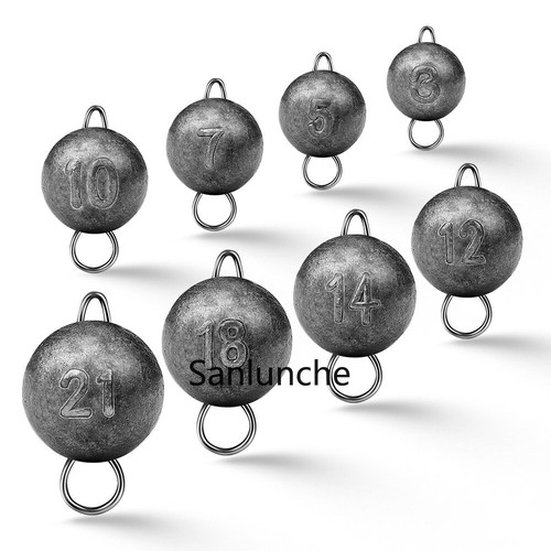 20PCS 3-21g Jig Head Plomb Plomb Poids Pêche Cheburashka pour Leurres Souples - Photo 2/24