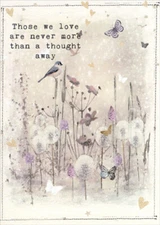 Tree-Free Greetings Never More Than a Thought Away Sympathy Card