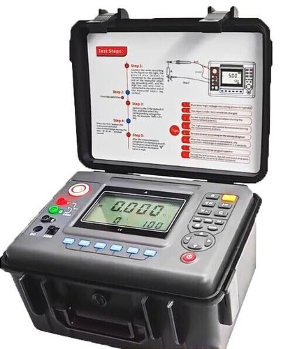 10KV High Voltage Resistance Tester High Voltage Insulation Meter With 35TΩ 6mA - Picture 6 of 15