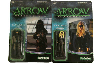 Funko Reaction Figures - Arrow Black Canary Dark Archer Lot of 2