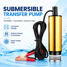 12V Tiny Refueling Submersible Fuel Water Oil Transfer Drum Pump Diesel Electric