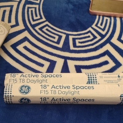 GE Active Spaces T8 Fluorescent Tube 18 in 15W Daylight 6500K 700lm 1