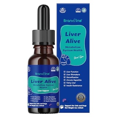 Liver Alive Metabolism Support Supplement for Dogs & Cats - Detox, Fatty Liver