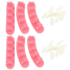 2 Boxes Nail Training Rack Nail Display Rack Plastic Nails Tip Stand Display