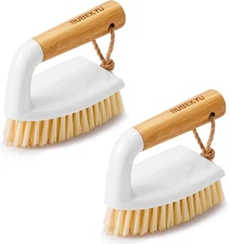 Scrub Brush, Cleaning Brushes with Handle for Household Use, Heavy Duty Scrub Br