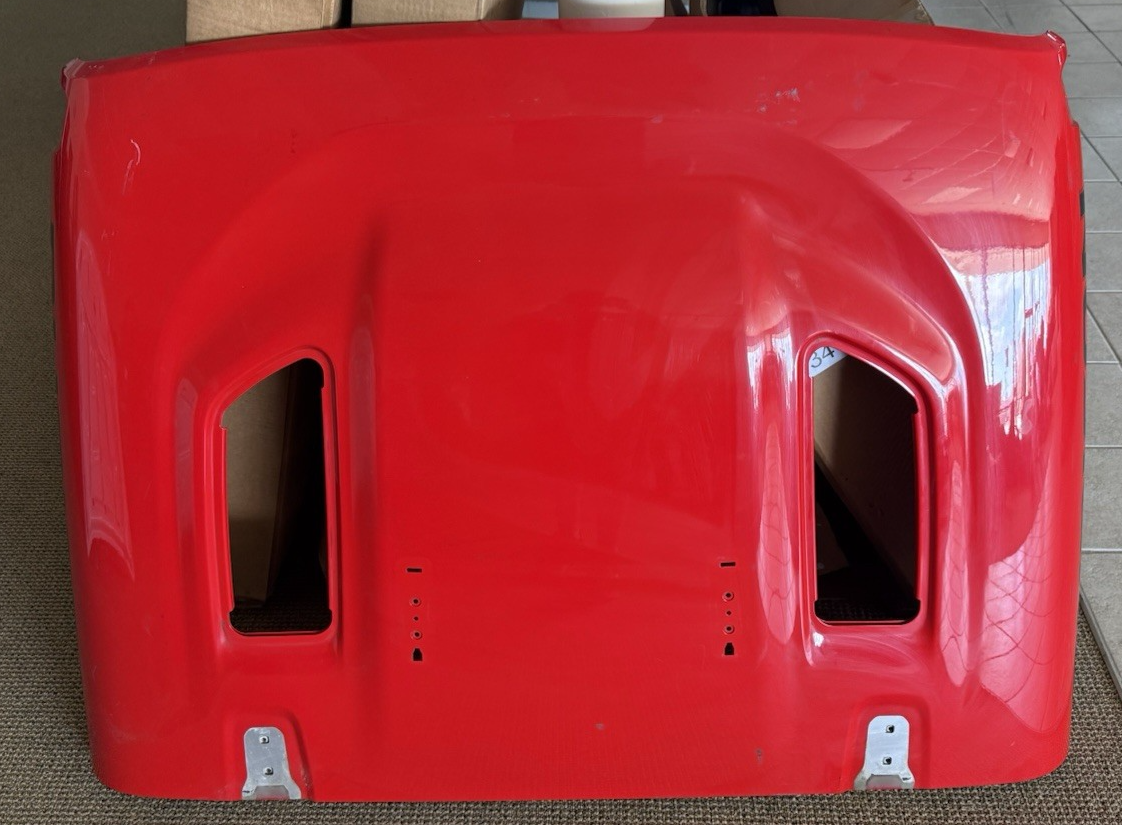 2018-2026 Jeep Wrangler Gladiator Rubicon Hood Panel Red 68281965AF OEM 3488