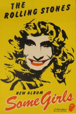 1970's Rock Some Girls Album Poster Vintage Rock Art Print 24x36
