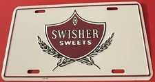 Swisher Sweets Booster License Plate Cigar Brand Tobacco Advertising