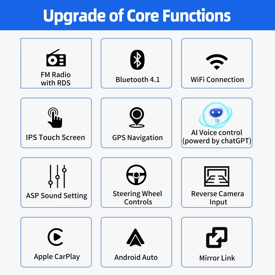 4+64G Carplay Android 15 Autoradio GPS AI Für Audi A6 4B2 4B5 4B6 1997-2005 NAVI - Bild 4 von 4