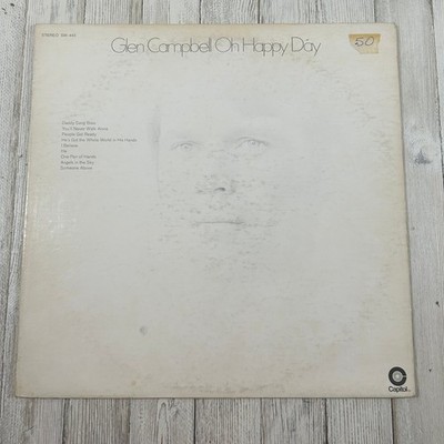 Glen Campbell   Oh Happy Day LP Record 1970 Capitol Country Pop Stereo 33  RPM