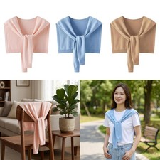 Sweater Shawl Wraps for Women Decorative Stylish Knotted Travel Casual Scarf