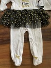 Baby Starters New Years Bodysuit 9 Months baby girls One Piece embroidered  . — photo 5