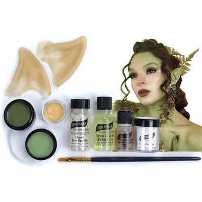 Graftobian Forest Nymph Makeup Kit with Elf Ears, Face & Body Colors