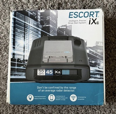 Escort iX Long Range Radar Laser Detector Black