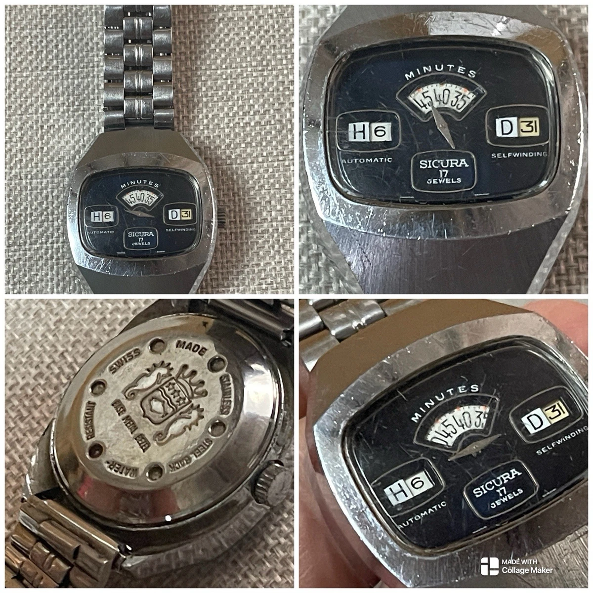 Sicura Men's Mechanical Automatic Wristwatches for sale | eBay