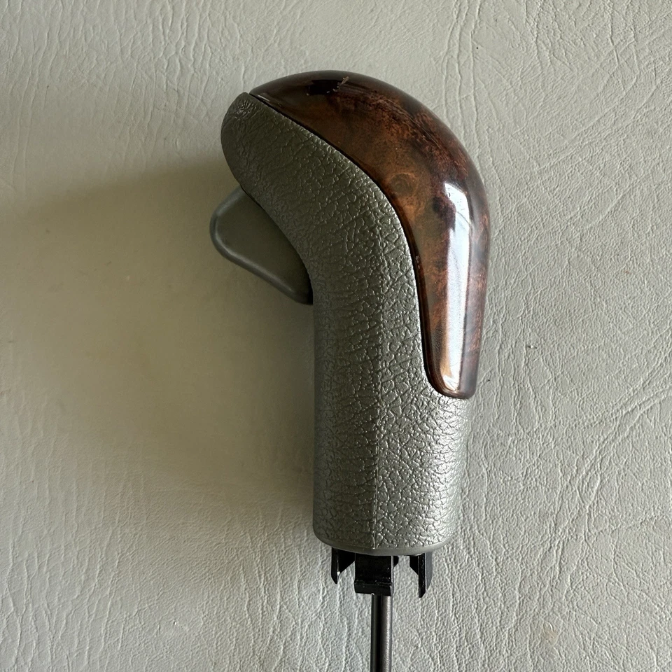 Volvo S80 2003 Geartronic cuero perilla de cambio madera gris fabricante de equipos originales Foto 3 de 4