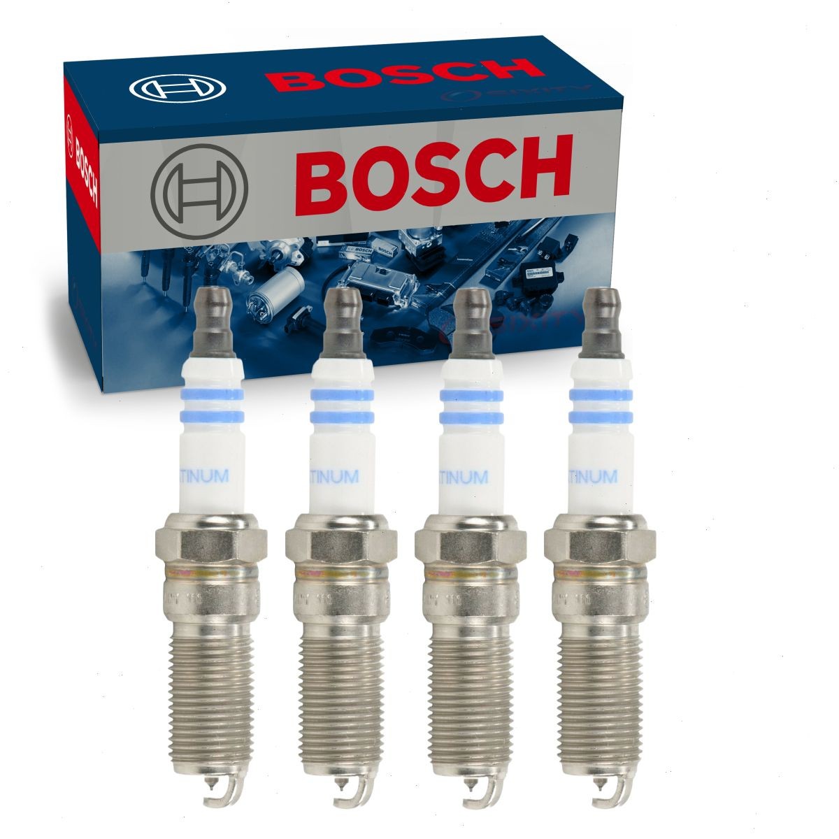 4 pc Bosch Platinum Spark Plugs for 2002-2005 Pontiac Grand Am 2.2L L4 ej
