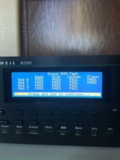 Kurzweil K2500R VAST Variable Architecture Synthesis Technology