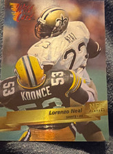 1993 Wild Card Superchrome Rookie Lorenzo Neal #248 New Orleans Saints NFL. rookie card picture