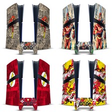 THE FLASH DC COMICS COMIC BOOK ART VINYL SKIN FOR PS5 PRO DIGITAL EDITION BUNDLE