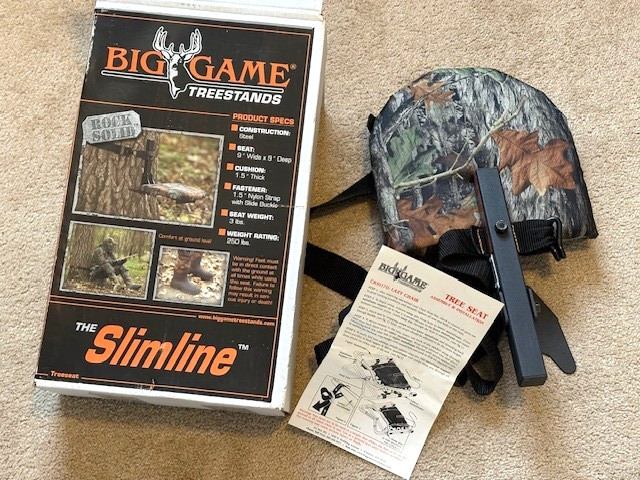 BIG GAME TREE SEAT MODEL # TS96-VS, SLIMLINE