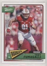 2018 Panini Classics Rookies Red Back 134/299 Troy Fumagalli #265 0q3