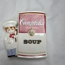 Westwood Vintage Campbells Soup Collector Edition Ceramic Spoon Rest Boy 1997