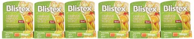 Blistex Lip Protectant SPF 15 Orange Mango Blast.15 oz Pack of 6