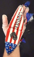 Custom handmade fishing lures. Sinking glider.